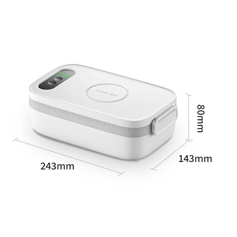 Electric Lunch Box Food Warmer Stainless Steel For School And Office