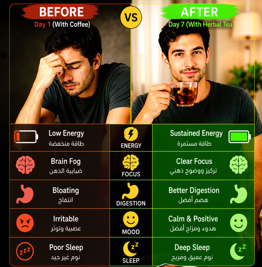 18 Flavour Ginseng Herbal Tea | شاي الجنسنج العشبي 18 نكهة