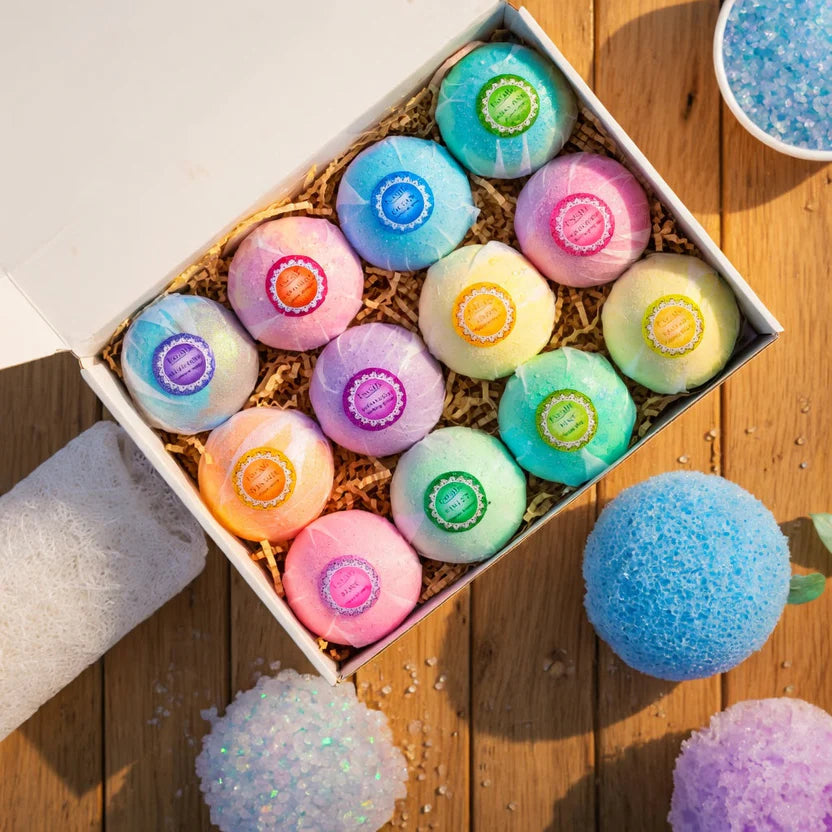 Bath Bombs for Kids with Surprise Toys Inside – 12 Pack Gift Set