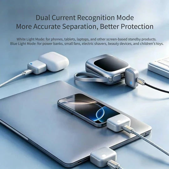 Type-C Universal Self-Cut Adapter For Overcharge Prevention