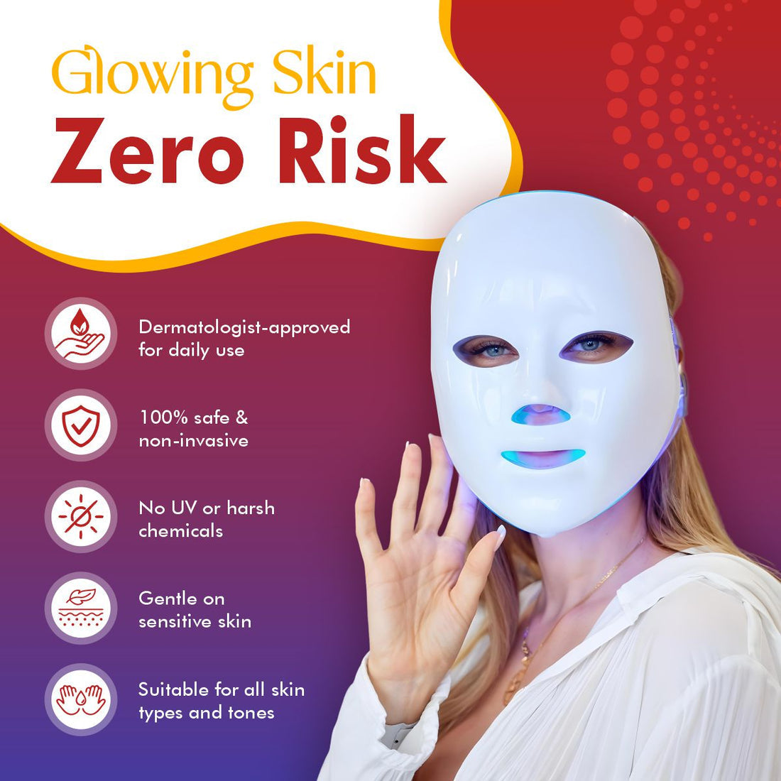 LumaSkin Pro 2.0 | LED Facial Mask