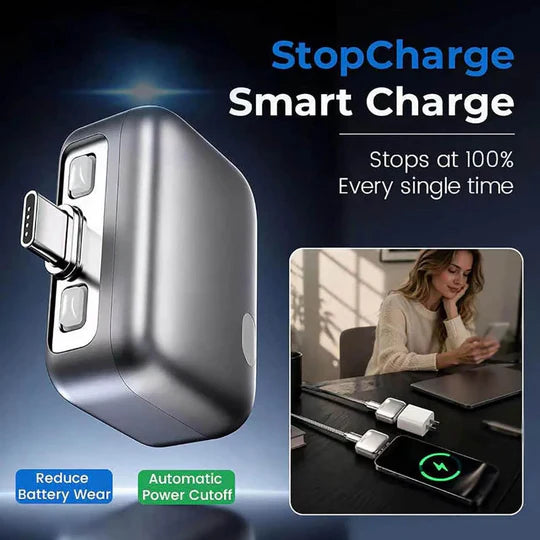 Type-C Universal Self-Cut Adapter For Overcharge Prevention