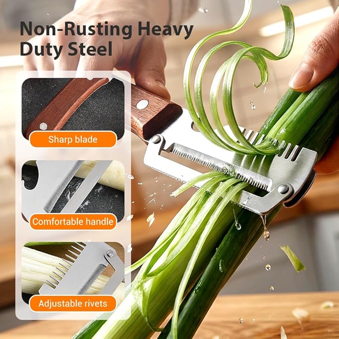 2 IN 1 Multifunctional Vegetable Peeler | مقشرة الخضروات متعددة الاستخدامات