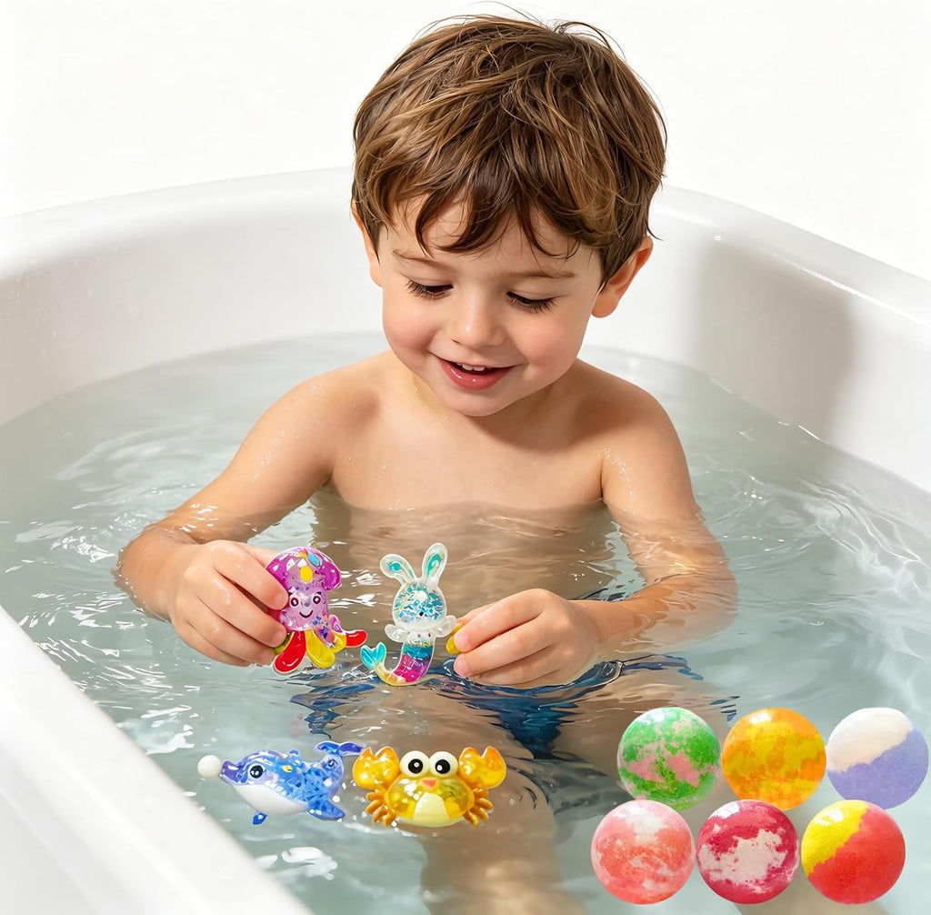 Bath Bombs for Kids with Surprise Toys Inside – 12 Pack Gift Set