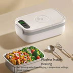 Electric Lunch Box Food Warmer Stainless Steel For School And Office