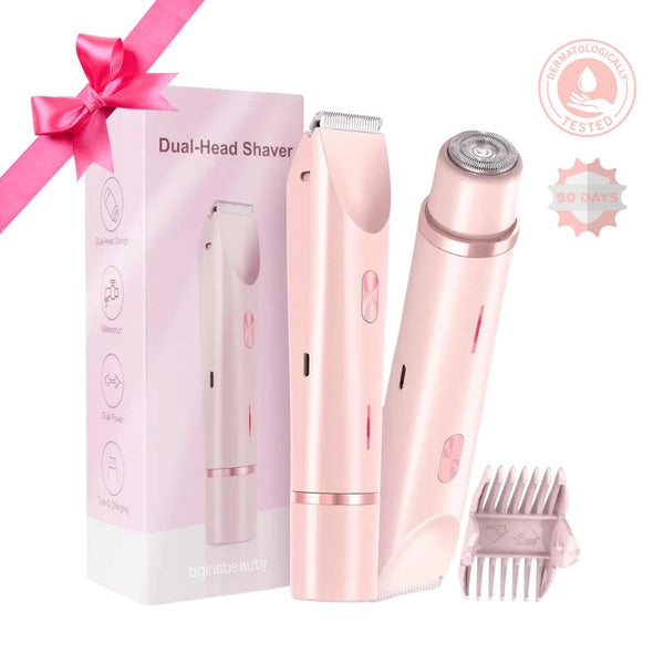 Double Head Electric Shaver for Women – Wet & Dry, IPX7 Waterproof