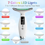 GlowLift 7 in 1 EMS Facial Massager — LED Light Therapy & Anti-Aging