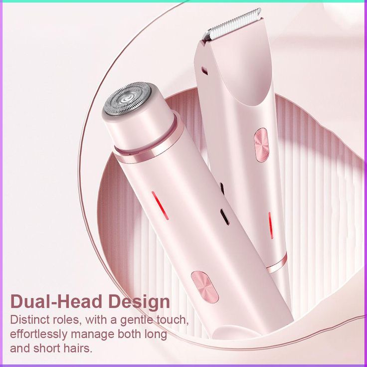 Double Head Electric Shaver for Women – Wet & Dry, IPX7 Waterproof
