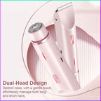 Double Head Electric Shaver for Women – Wet & Dry, IPX7 Waterproof