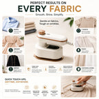 3 in 1 Electric Iron – Portable Travel Steam Iron for Quick & Efficient Wrinkle Removal