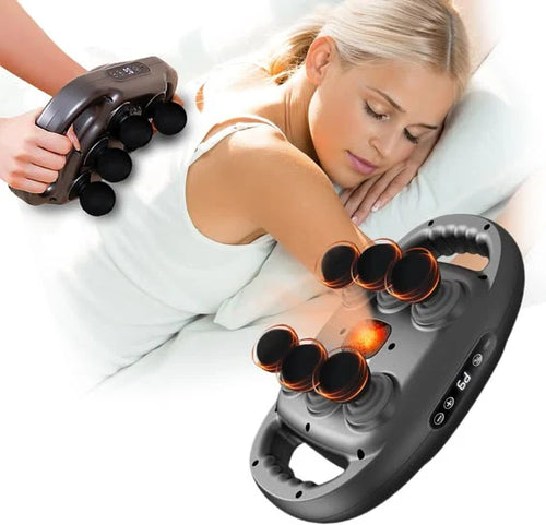 6-Head Fascia Massager – Deep Tissue Relief