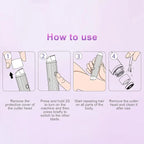 Double Head Electric Shaver for Women – Wet & Dry, IPX7 Waterproof