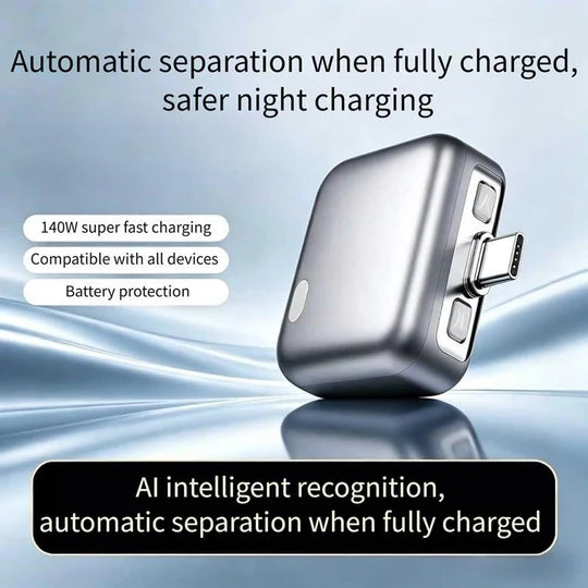 Type-C Universal Self-Cut Adapter For Overcharge Prevention