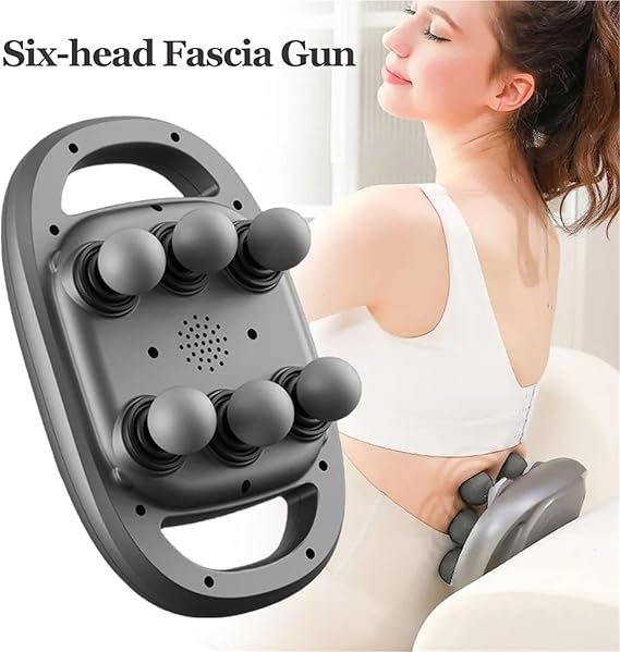 6-Head Fascia Massager – Deep Tissue Relief