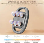 6-Head Fascia Massager – Deep Tissue Relief