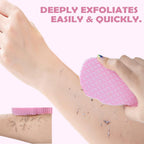 Ultra Soft Exfoliating Bath Sponge for Dead Skin Removal, 3D Spa Body Scrubber, Deep Cleansing Shower Sponge for Smooth & Glowing Skin