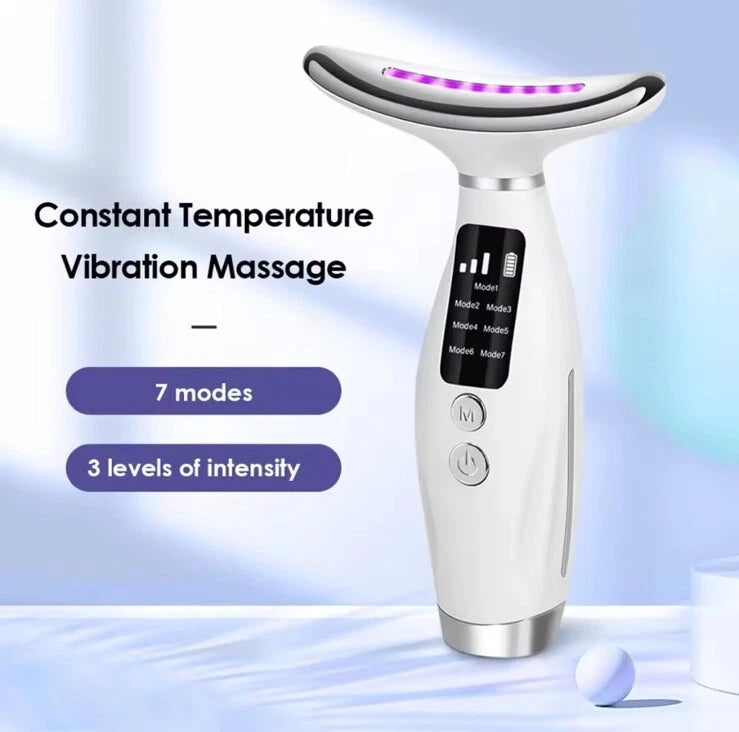 GlowLift 7 in 1 EMS Facial Massager — LED Light Therapy & Anti-Aging